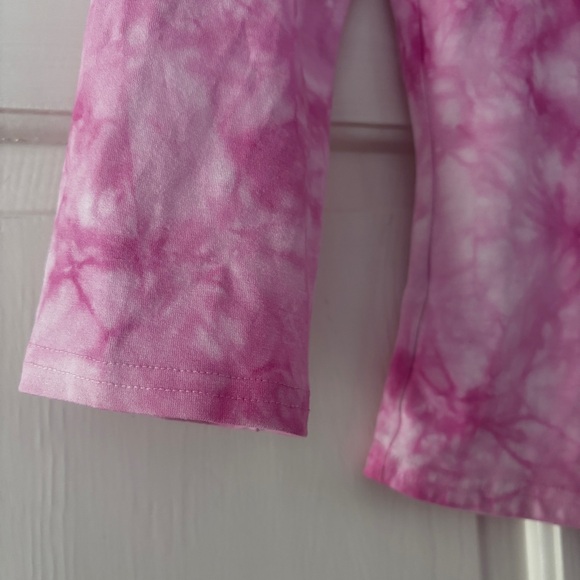 Cache Vintage Pink Tie-Dye 3/4 Sleeve Top Shirt Size Small 90s Y2K Gilmore Girls - Picture 6 of 12